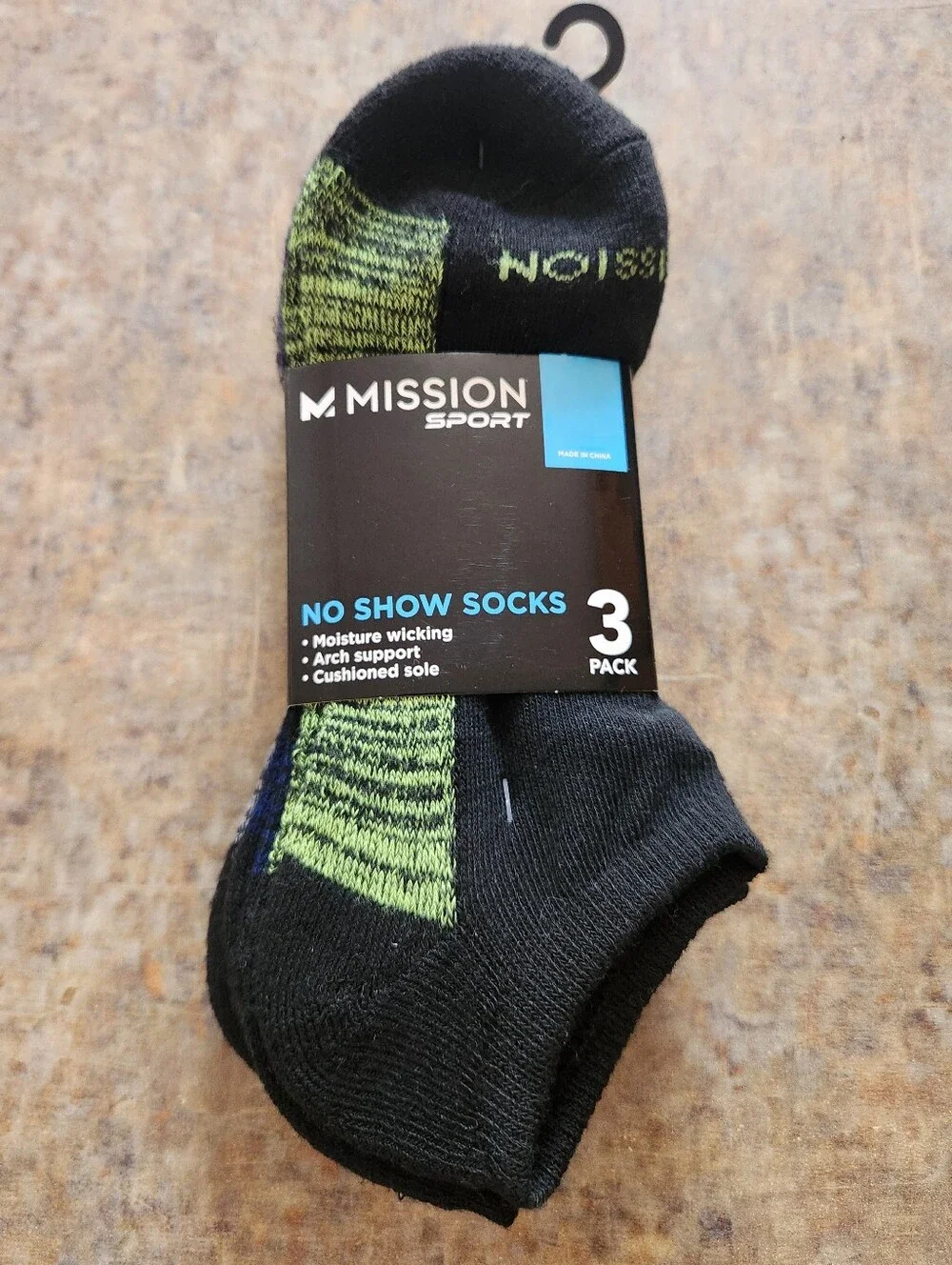 No Show Sport Socks 3 Pack